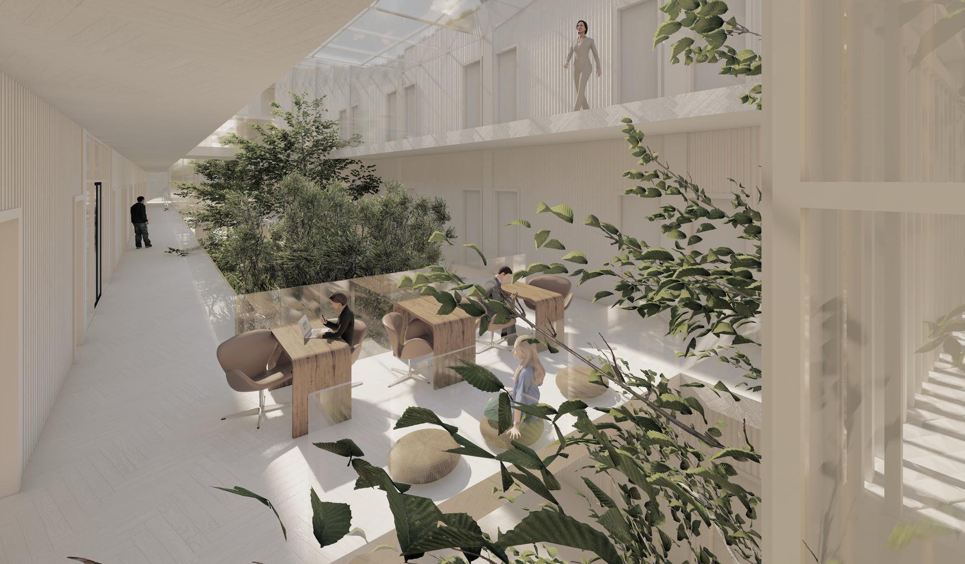 Wnętrze – hol akademika