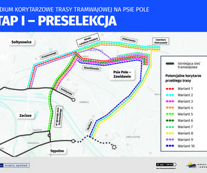 Kiedy będzie tramwaj na Psie Pole we Wrocławiu? Znamy warianty tras