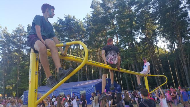 Festiwal kolorów 2019 na plaży miejskiej w Białymstoku