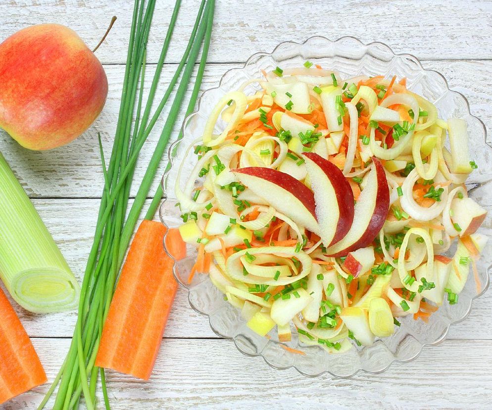 prosta surówka z pora