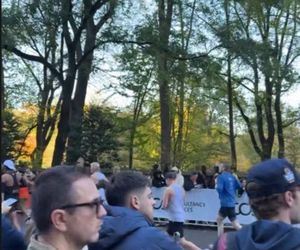 Katarzyna cichopek dopinguje męża na Maratonie Nowojorskim