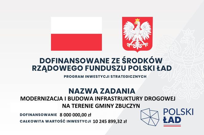 Ponad 10 mln zł na remonty dróg w gminie Zbuczyn