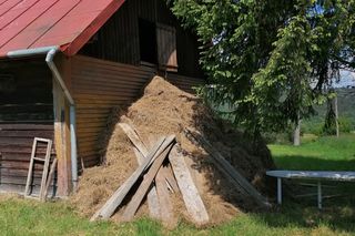 Remont chyży łemkowskiej w Hańczowej