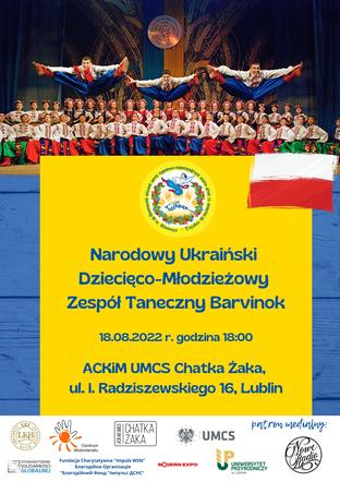 Lublin - ukraiński Barvinok w podziękowaniu Polakom