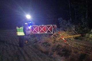 Śmiertelny wypadek w gminie Osjaków (20.11). Zginął 22-letni kierowca