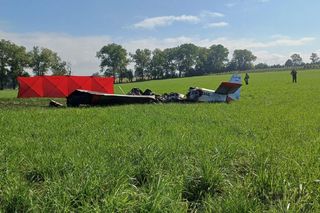Katastrofa lotnicza pod Żywcem. Nie żyją dwie osoby