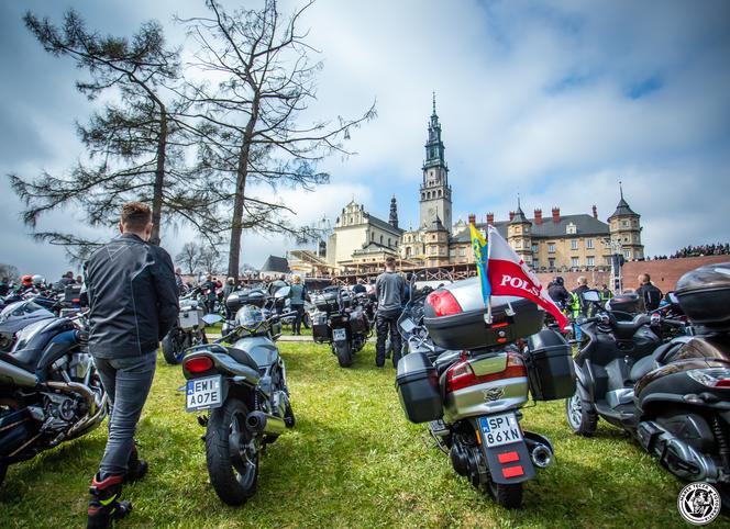 Motocyklowy Zlot Gwiaździsty na Jasnej Górze w Częstochowie