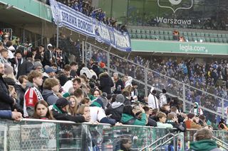 Legia Warszawa - Lech Poznań: Zdjęcia kibiców z klasyku i 13. kolejki PKO BP Ekstraklasy