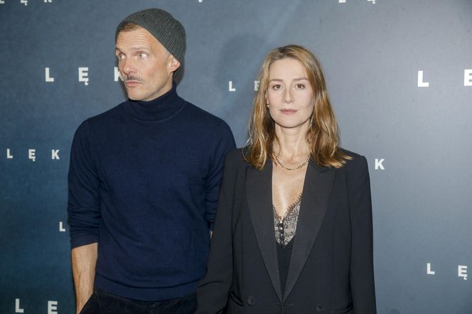 Maja Ostaszewska z partnerem