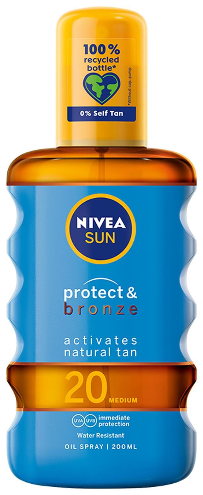 NIVEA SUN Protect&Bronze olejek aktywujący opaleniznę SPF 20 
