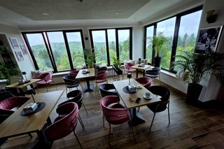 Kawiarnia Widokowa w Polańczyku Perła Bieszczadów.