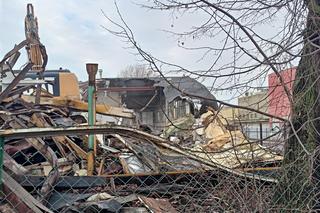 Rozbiórka budynku Warty Poznań