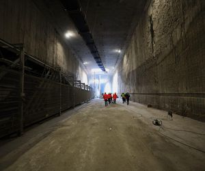 Budowa tunelu w Łodzi - przystanek Polesie