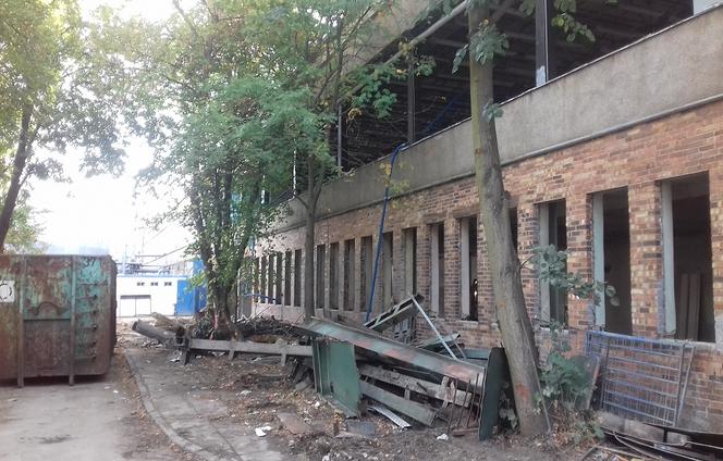 Tak jeszcze niedawno wyglądały budynki, w których powstałą fabryka.