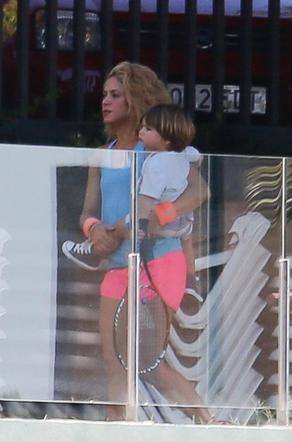 Shakira, Gerard Pique i Sasha