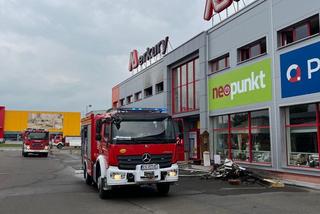 Pożar w galerii handlowej w Nowym Sączu. Płonęło stoisko cenionego zegarmistrza