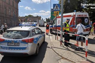 Mysłowice: Groźny wypadek na drodze. 7-latek na rowerze wjechał pod auto [ZDJĘCIA]