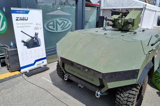 Roboty PIAP HUNTER z wieżą ZMU-3 naEurosatory 2024