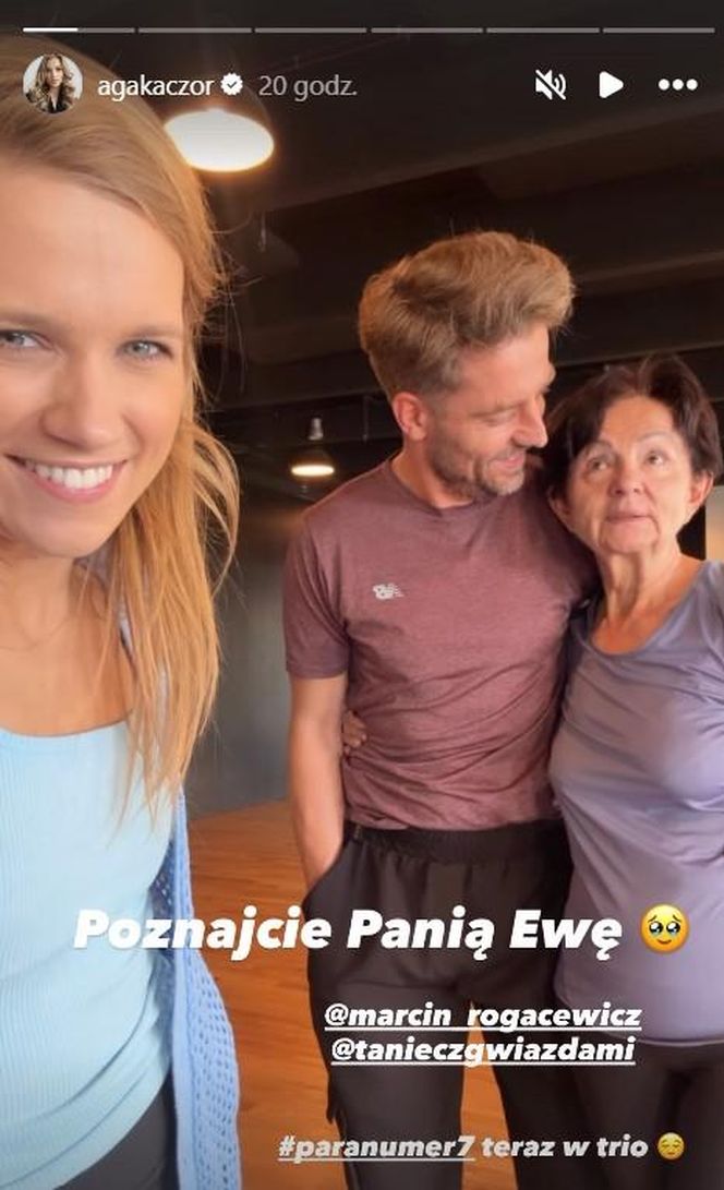 Agnieszka Kaczorowska pokazała mamę Marcina Rogacewicza