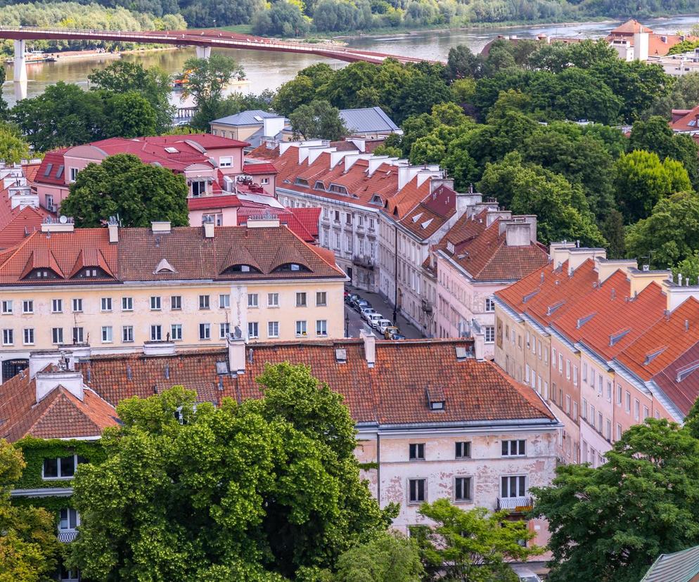 Mariensztat w Warszawie - zdjęcia. Niewykorzystany potencjał w centrum miasta