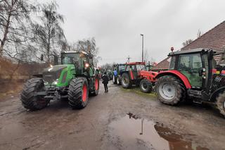 Protest rolników w Środzie Wielkopolskiej