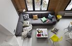 Salon w stylu loftu