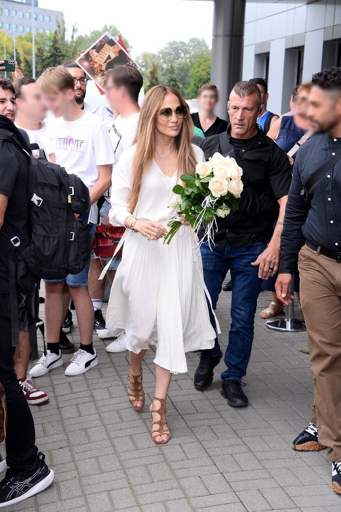 Jennifer Lopez wylądowała w Warszawie