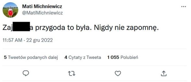 Mateusz Michniewicz na Twitterze