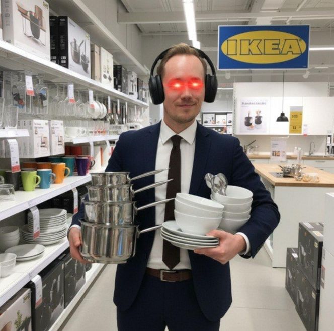 Poseł Konrad Berkowicz ujęty w sklepie IKEA. Internauci mają używanie. Najlepsze MEMY