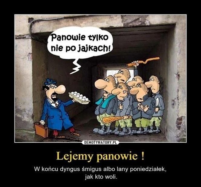 memy lany poniedziałek
