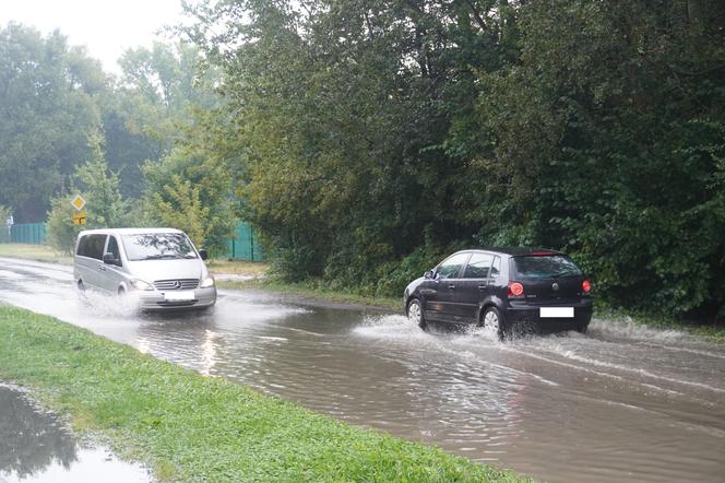 Podtopienia, zalane ulice, interwencje straży w Świętokrzyskiem. 14 września 2024