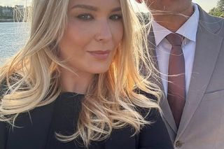 Barwy szczęścia. Karolina (Marta Dąbrowska), Bruno (Lesław Żurek)