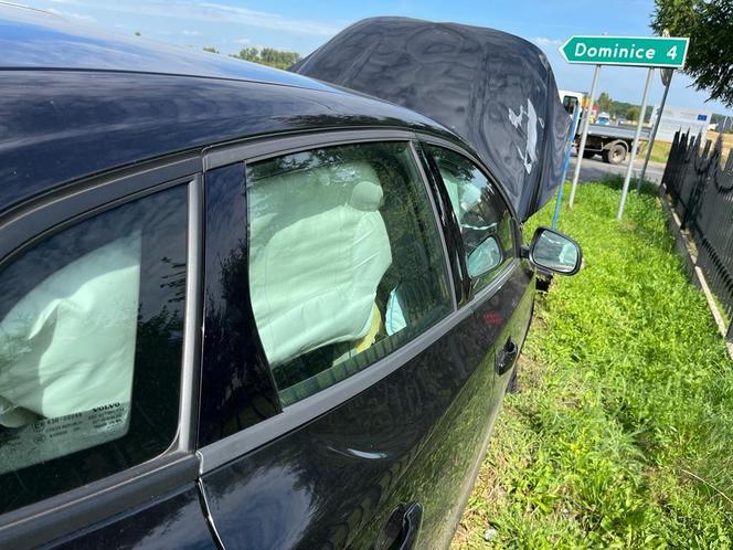 Wypadek z udziałem trzech samochodów we Włoszakowicach