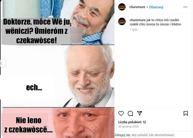 Mem ze strony IG churemure