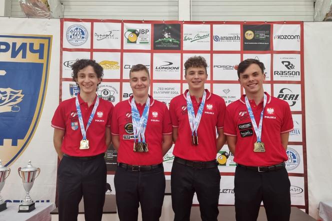 Świętokrzyscy juniorzy z 7 medalami,  w tym aż trzema złotymi Mistrzostw Europy Juniorów w Bilard 