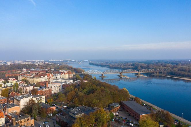 Wisła na odcinku Torunia. Tu woda jest zdradliwa