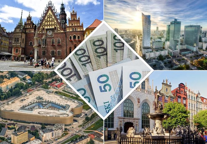 Tyle naprawdę zarabia się w polskich miastach. Warszawa wcale nie jest numerem 1