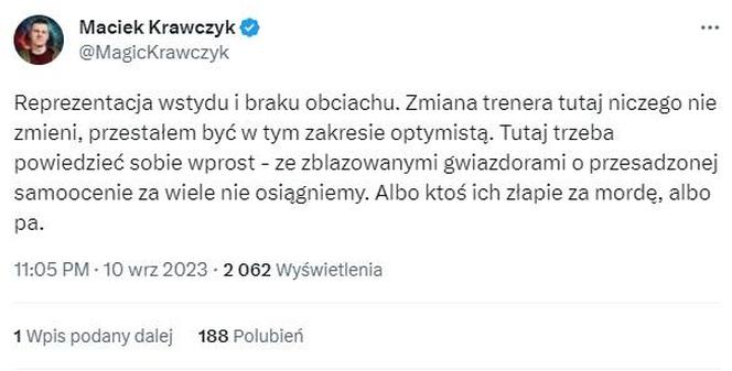 Albania - Polska: Reakcje Twittera