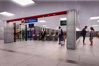 Dwie nowe stacje metra M1. Jedna w centrum Warszawy, druga na Muranowie. Zapadła decyzja