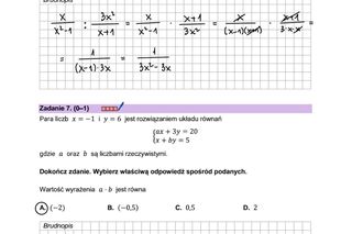 Matura próbna CKE matematyka 2024 - ODPOWIEDZI 