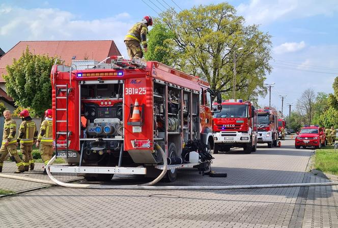 Duże straty po pożarze na Zaborowie w Lesznie