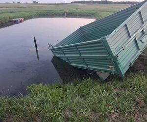 Tragedia podczas prac polowych w powiecie Łosickim. W stawie znaleziono ciało 55-latka 