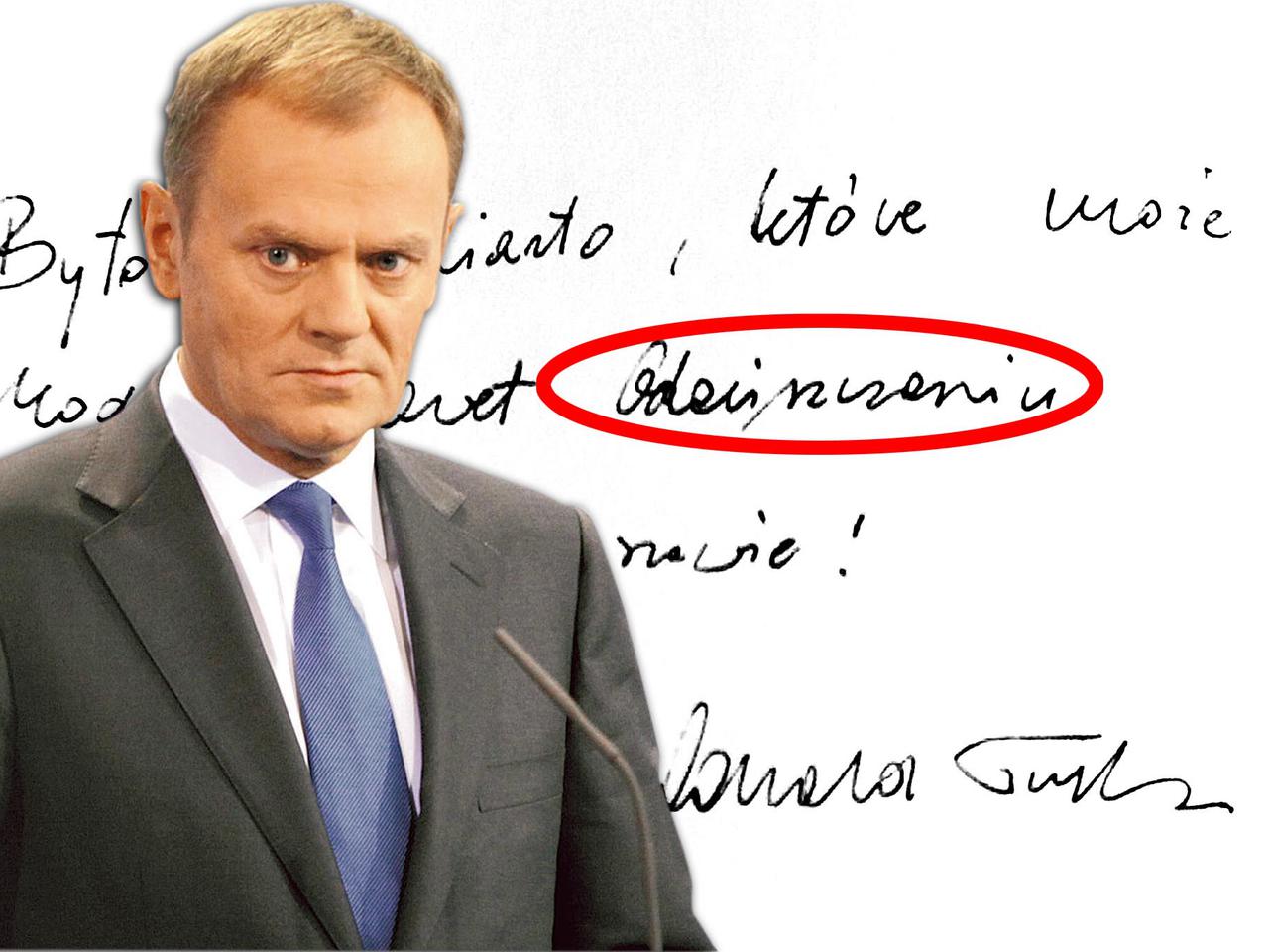 Premier Donald Tusk też robi byki