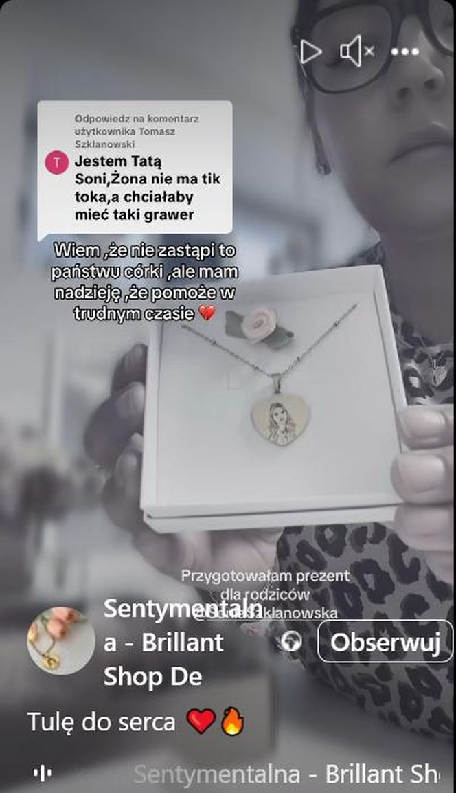 Sonia Szklanowska zmarła 17 maja 2025 r.