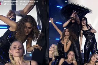 Michał Szpak zgubił mikrofon na scenie! Tancerka dostała po głowie, było o włos od wpadki