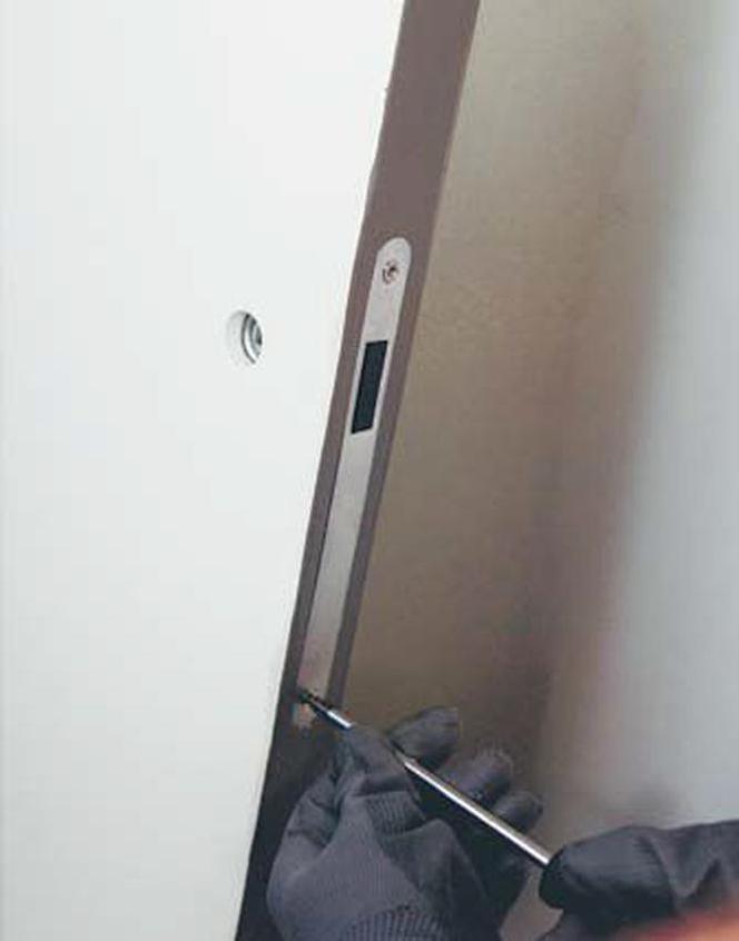 Drzwi z zamkiem magnetycznym