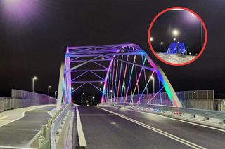 Takiego w Gdyni jeszcze nie było. Testowano… kolorowy wiadukt