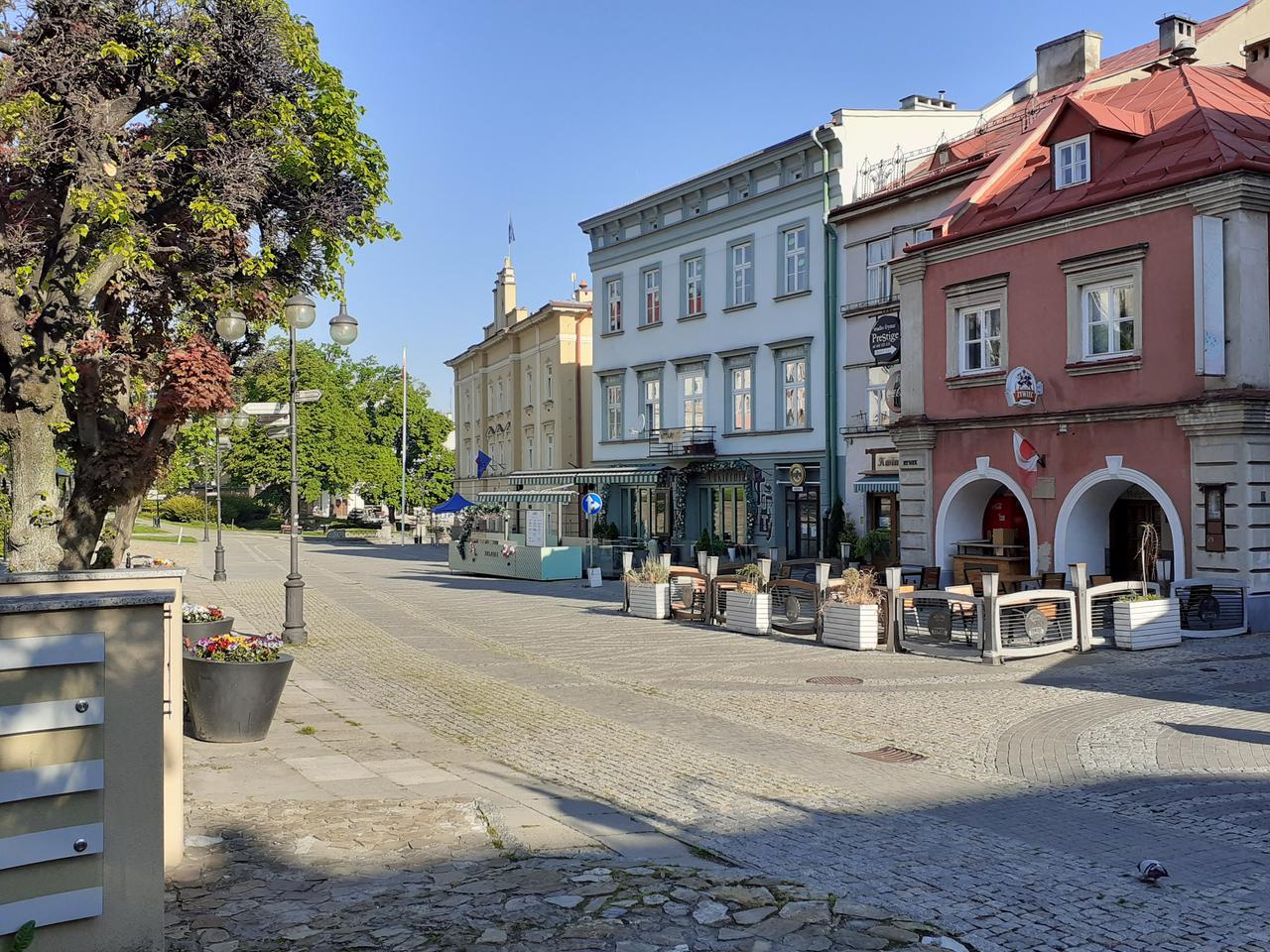 Ogródki na przemyskim rynku otwarte. Jak zapewnić bezpieczeństwo w czasie epidemii?