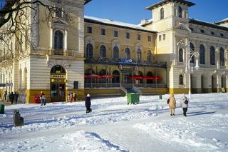 Krynica-Zdrój zimą