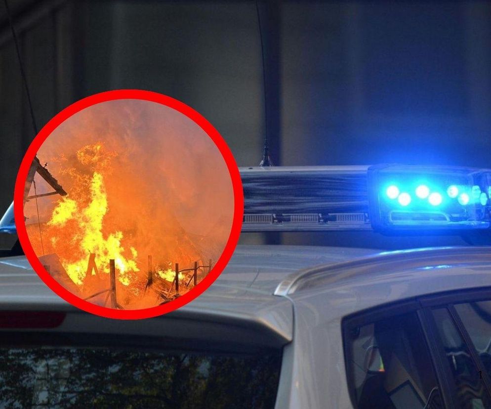 Pożar w pow. myszkowskim. Ofiara znaleziona w masce gazowej